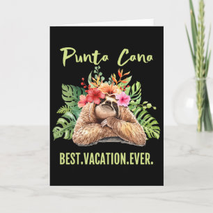 Tarjeta Punta Cana Mejor Vacación de la Historia Recuerdo