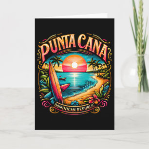 Tarjeta Punta Cana República Dominicana Vacaciones Playa 