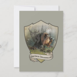 Tarjeta Puntero cableado alemán, caza de jabalíes