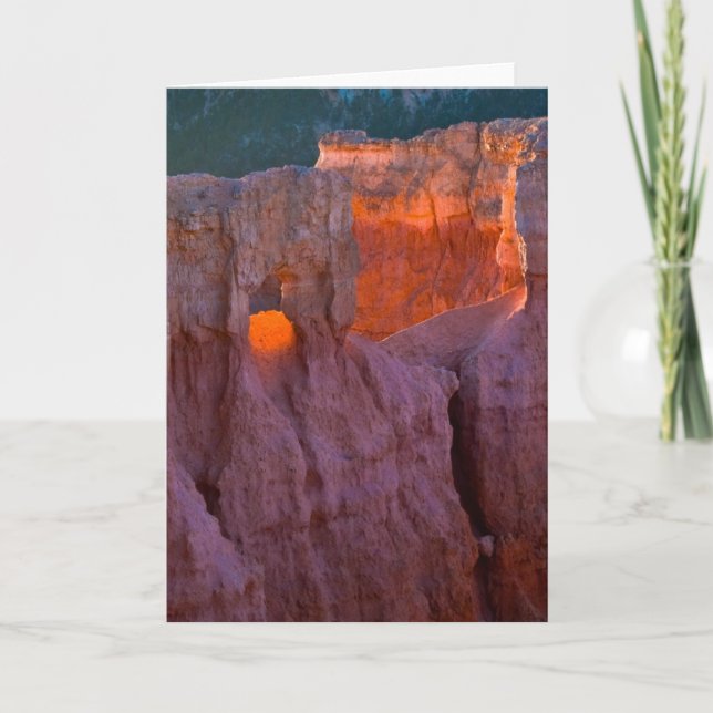 Tarjeta Punto del amanecer | Parque Nacional Bryce Canyon (Anverso)