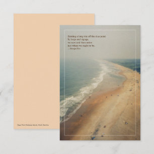 Tarjeta Punto del Cabo (Isla Hatteras) Foto Petite