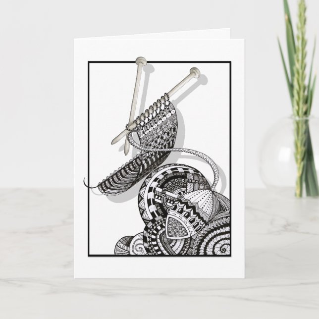 Tarjeta Punto un arte del Doodle (Anverso)