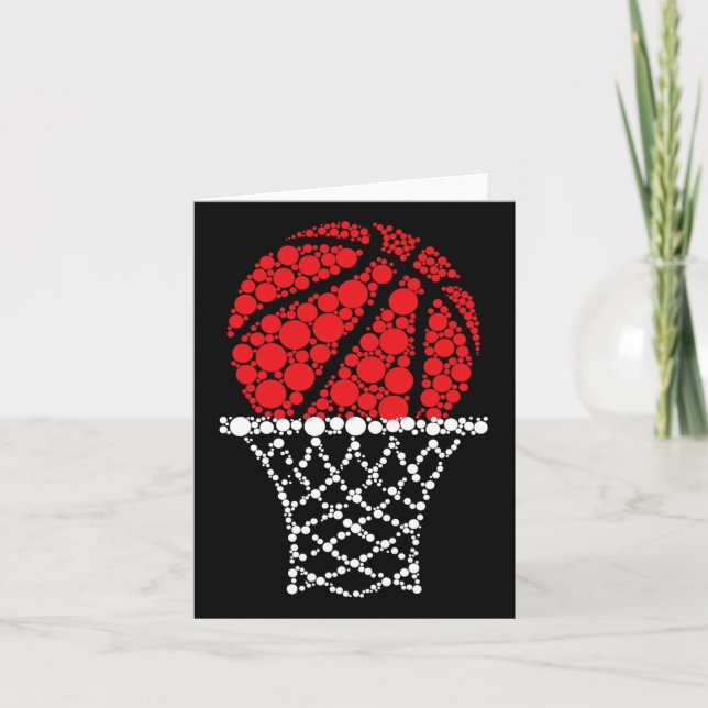 Tarjeta Puntos de baloncesto Feliz día de los puntos para  (Anverso)
