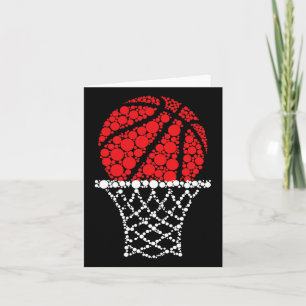 Tarjeta Puntos de baloncesto Feliz día de los puntos para 