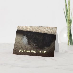 TARJETA PUP SE ESTÁ QUEDANDO PARA DECIR FELIZ CUARENTA DEL