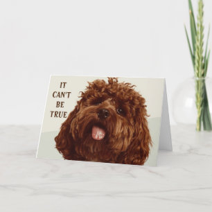 TARJETA PUP SIMPLEMENTE NO PUEDE CREER QUE SEA *80* TARJET