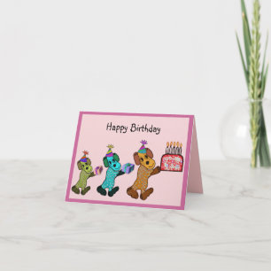 Tarjeta Puppy Birthday Fun
