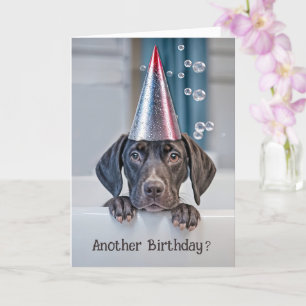 Tarjeta Puppy con Fiesta de punteros al estilo Cute Shorth