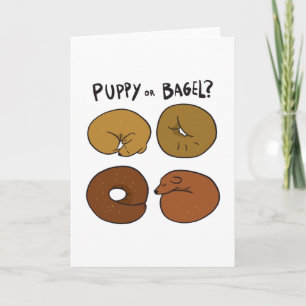 TARJETA PUPPY O BAGEL