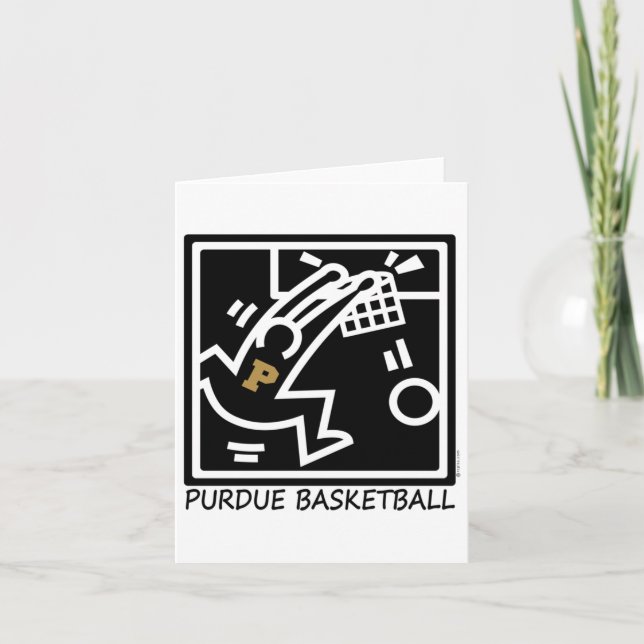 Tarjeta Purdue Basketball Dunk (Anverso)