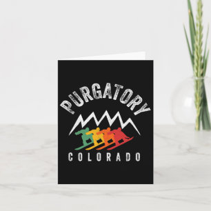Tarjeta Purgatorio de Snowboard Co Rerto Snowboard Colorad