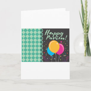 Tarjeta purificación feliz