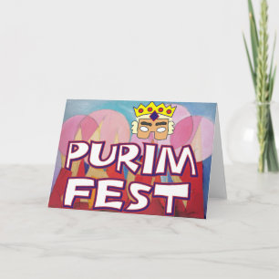 Tarjeta Purim Fest