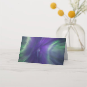 Tarjeta Purple Aurora Borealis