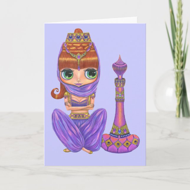 Tarjeta Purple Genie Doll (Anverso)