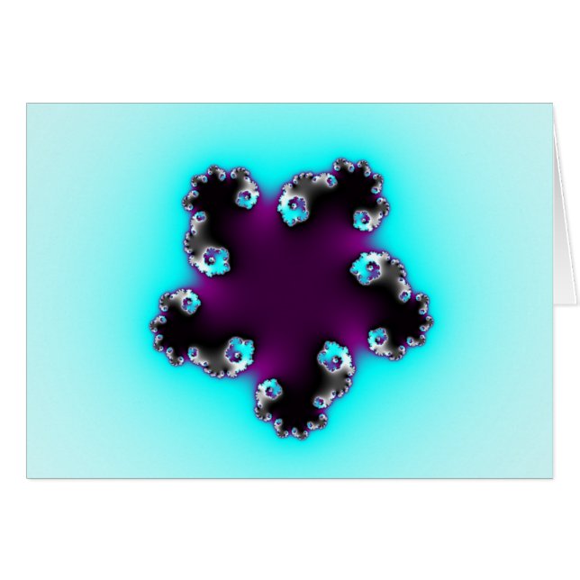 Tarjeta Purple Starfish (Anverso (Horizontal))