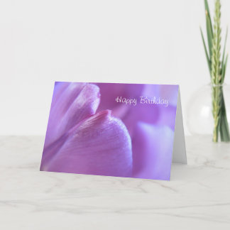 Tarjeta Purple Tulip "Happy Birthday"