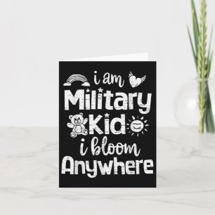 Tarjeta Purple Up Para Niños Militares Niños Niño Militar