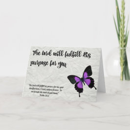 Tarjeta Purpose de la Tarjeta- de la graduación de la