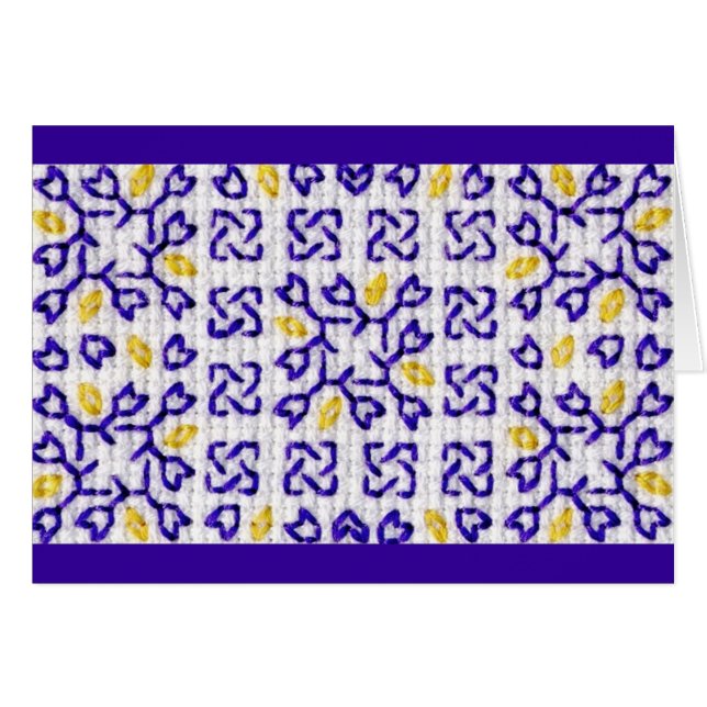 Tarjeta púrpura 1 del remiendo (Anverso (Horizontal))