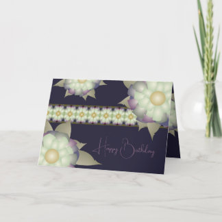 Tarjeta Púrpura con oro