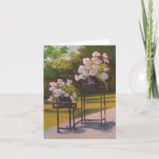 Tarjeta "Púrpura iluminada por el sol"  (Anverso)