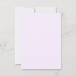 Tarjeta Púrpura Rosa blanco pálido pálido color sólido