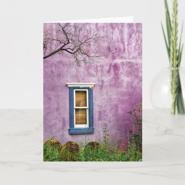 Tarjeta Púrpura y azul en el suroeste (Anverso)