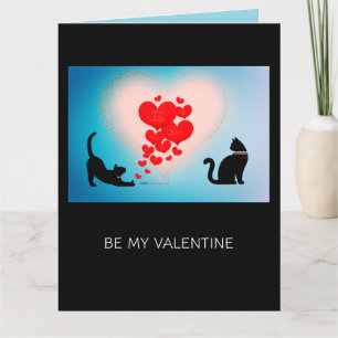 Tarjeta Purr Love - Bolsa de regalo de Cat Valentine - Sé 