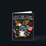 Tarjeta Puse el tismo en el águila atlética del patriotism<br><div class="desc">Puse el tismo en el águila atlética del patriotismo _3</div>