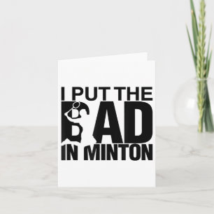 Tarjeta Puse lo Malo en Bádminton 