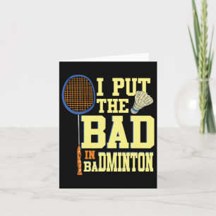 Tarjeta Puse Lo Malo En Badminton 2