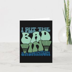 Tarjeta Puse Lo Malo En Badminton 9