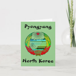 Tarjeta Pyongyang, Corea del Norte (RPDC) Hermit Kingdom