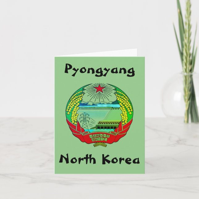 Tarjeta Pyongyang, Corea del Norte (RPDC) Hermit Kingdom (Anverso)