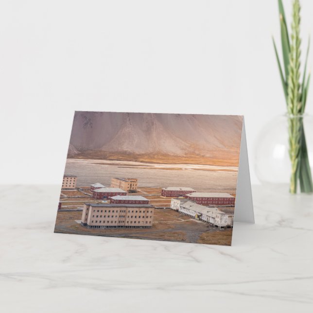 Tarjeta Pyramiden Svalbard (Anverso)