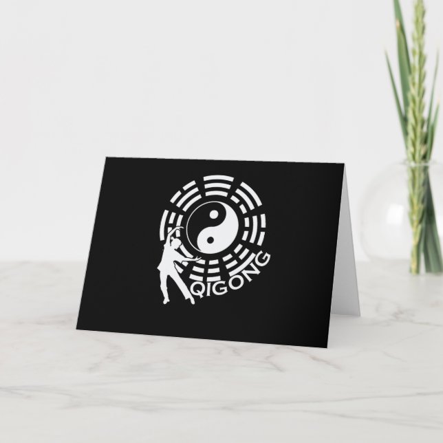 Tarjeta Qigong Yin y Yang (Anverso)