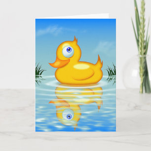 Tarjeta Quackling de goma
