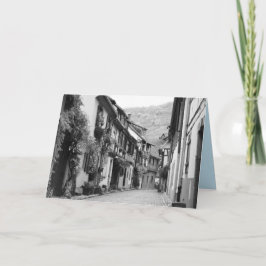 Tarjeta Quaint Street, Kaysersberg, Francia