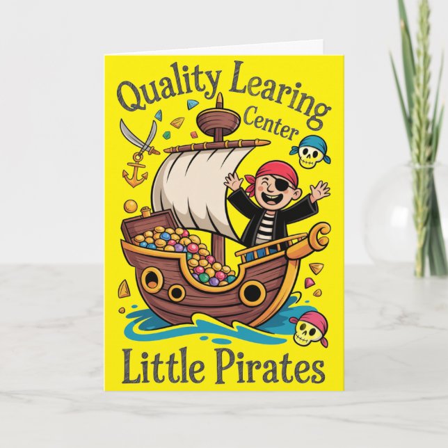 Tarjeta Quality Learing Center Pirates Minnesota Fraud  (Anverso)