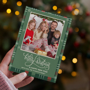 Tarjeta Qué año de reseña puso Feliz Navidad