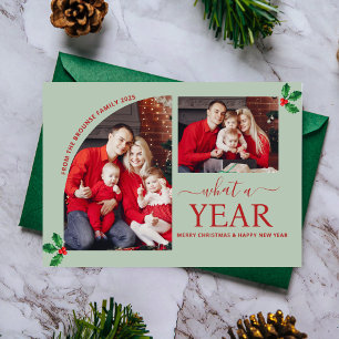 Tarjeta Qué año de vegetación para Navidades de varios Col