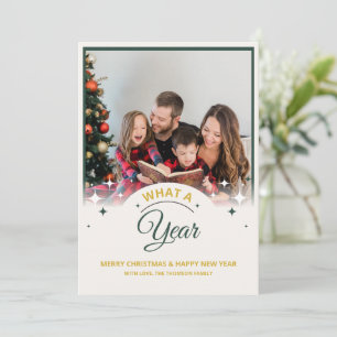 Tarjeta Qué año más en la revisión de varios Navidades mod