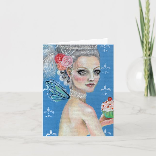 Tarjeta Que coman pastel (Anverso)