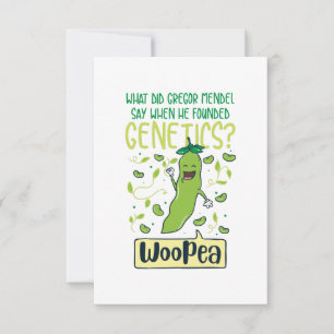 Tarjeta ¿Qué Dijo Gregor Mendel Cuando Fundó Genética?