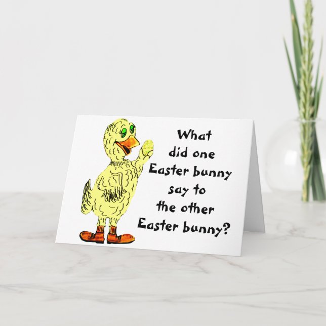 TARJETA ¿QUÉ DIJO LA CARTA DEL BUNNY DEL ESTE? (Anverso)
