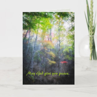 Tarjeta Que Dios te dé paz, Salmo 34