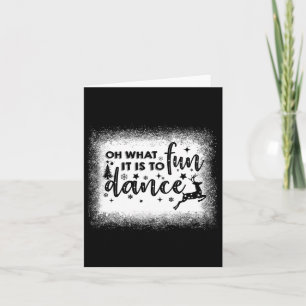 Tarjeta Qué Diversión Es Bailar Noche De Noche De Noche De