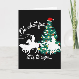 Tarjeta Qué divertido es rodear Rodeo Occidental Vaquero N