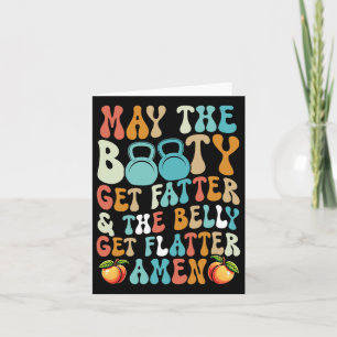 Tarjeta Que El Booty Consiga Un Fatter Gracioso Fitness Ca